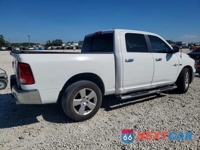 Trzecie zdjęcie samochodu z tyłu: 2012 DODGE RAM 1500 SLT VIN:1C6RD6LT9CS348562 - miniatura