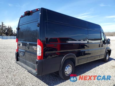 Trzecie zdjęcie samochodu z tyłu: 2023 RAM PROMASTER 3500 DELIVERY VAN VIN:3C6MRVJG0PE557757 - miniatura