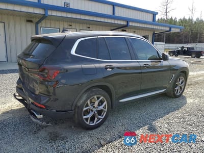 Trzecie zdjęcie samochodu z tyłu: 2022 BMW X3 SDRIVE30I VIN:5UX43DP02N9L08925 - miniatura
