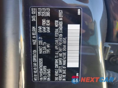 Zdjęcie 12 z 12 samochodu: 2022 VOLVO V60 CROSS COUNTRY T5 MOMENTUM VIN:YV4102WK7N2092595 - miniatura