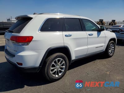 Trzecie zdjęcie samochodu z tyłu: 2016 JEEP GRAND CHEROKEE LIMITED VIN:1C4RJFBG7GC404200 - miniatura