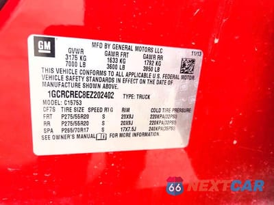 Zdjęcie 12 z 12 samochodu: 2014 CHEVROLET SILVERADO C1500 LT VIN:1GCRCREC8EZ202402 - miniatura