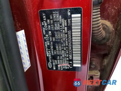 Zdjęcie 13 z 13 samochodu: 2017 HYUNDAI TUCSON SE VIN:KM8J3CA49HU504495 - miniatura
