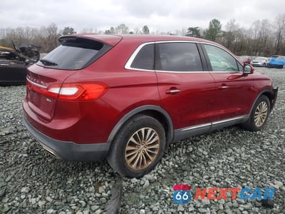 Trzecie zdjęcie samochodu z tyłu: 2016 LINCOLN MKX SELECT VIN:2LMTJ8KR1GBL31618 - miniatura