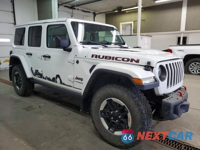 Czwarte zdjęcie samochodu z boku: 2020 JEEP WRANGLER UNLIMITED RUBICON VIN:1C4HJXFN3LW337176 - miniatura