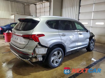 Trzecie zdjęcie samochodu z tyłu: 2021 HYUNDAI SANTA FE SEL VIN:5NMS3DAJXMH311911 - miniatura