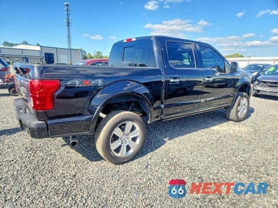 Trzecie zdjęcie samochodu z tyłu: 2019 FORD F150 SUPERCREW VIN:1FTEW1E40KFC11687 - miniatura