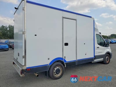 Trzecie zdjęcie samochodu z tyłu: 2020 FORD TRANSIT DELIVERY VAN VIN:1FDBW5Z8XLKB52482 - miniatura