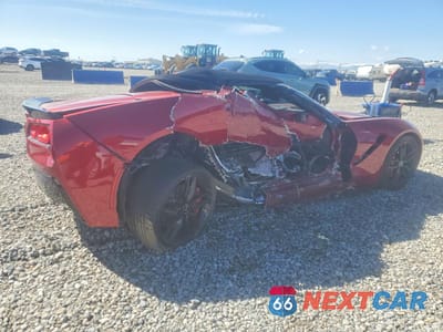 Trzecie zdjęcie samochodu z tyłu: 2015 CHEVROLET CORVETTE STINGRAY Z51 2LT VIN:1G1YK3D70F5106474 - miniatura