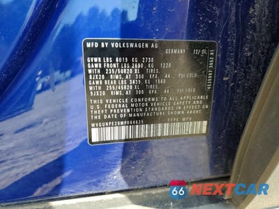 Zdjęcie 13 z 13 samochodu: 2021 VOLKSWAGEN ID.4 PRO S VIN:WVGUNPE28MP064625 - miniatura