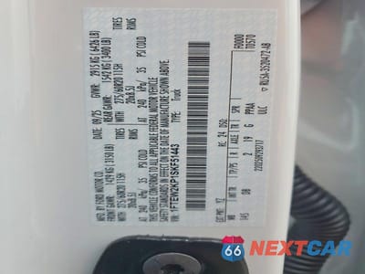 Zdjęcie 12 z 12 samochodu: 2025 FORD F150 STX VIN:1FTEW2KP1SKF51443 - miniatura