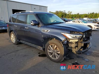 Czwarte zdjęcie samochodu z boku: 2020 INFINITI QX80 LUXE VIN:JN8AZ2NE2L9251634 - miniatura