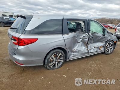 Trzecie zdjęcie samochodu z tyłu: 2023 HONDA ODYSSEY TOURING VIN:5FNRL6H8XPB076235 - miniatura