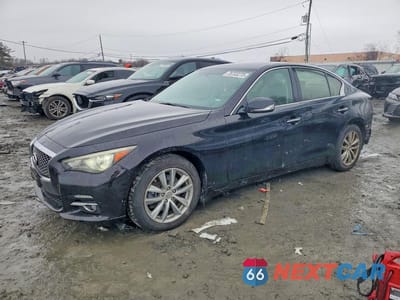 2014 INFINITI Q50 BASE JN1BV7AR3EM698378 - główne zdjęcie licytacji z USA - miniatura