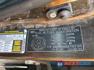 Zdjęcie 12 z 12 samochodu: 2010 KIA RONDO LX VIN:KNAHG8A80A7302105 - miniatura
