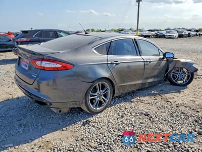 Trzecie zdjęcie samochodu z tyłu: 2015 FORD FUSION TITANIUM VIN:3FA6P0K95FR252701 - miniatura
