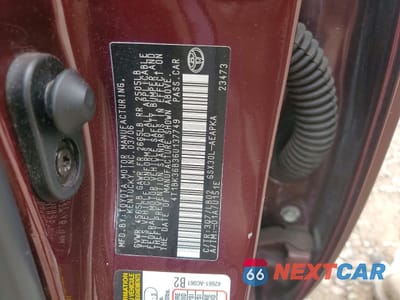 Zdjęcie 12 z 12 samochodu: 2006 TOYOTA AVALON LIMITED VIN:4T1BK36B36U137749 - miniatura