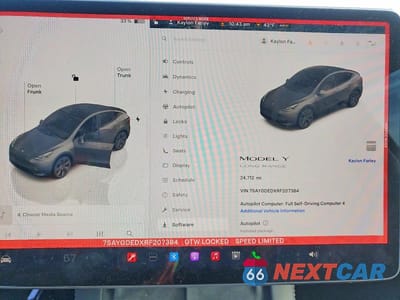 Zdjęcie 9 z 12 samochodu: 2024 TESLA MODEL Y VIN:7SAYGDEDXRF207384 - miniatura
