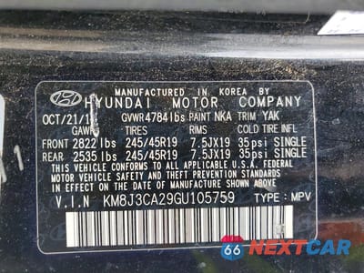 Zdjęcie 13 z 13 samochodu: 2016 HYUNDAI TUCSON LIMITED VIN:KM8J3CA29GU105759 - miniatura