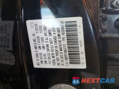 Zdjęcie 12 z 12 samochodu: 2011 HONDA ACCORD EX VIN:1HGCP2F70BA057273 - miniatura