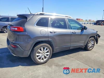 Trzecie zdjęcie samochodu z tyłu: 2015 JEEP CHEROKEE LIMITED VIN:1C4PJLDS0FW631393 - miniatura