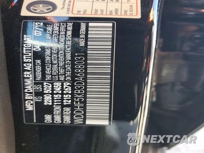 Zdjęcie 12 z 12 samochodu: 2013 MERZ E-CLASS VIN:WDDHF5KB3DA688031 - miniatura
