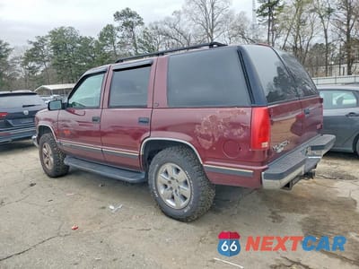 Drugie zdjęcie samochodu z przodu: 1999 GMC YUKON SLE VIN:1GKEK13R5XJ718538 - miniatura