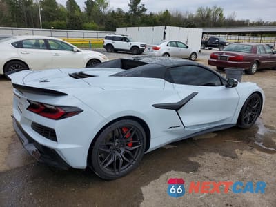 Trzecie zdjęcie samochodu z tyłu: 2024 CHEVROLET CORVETTE Z06 3LZ VIN:1G1YF3D34R5600343 - miniatura