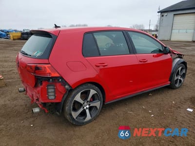Trzecie zdjęcie samochodu z tyłu: 2016 VOLKSWAGEN GTI S VIN:3VW4T7AU6GM063529 - miniatura