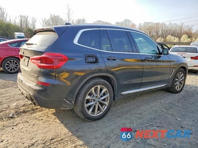 Trzecie zdjęcie samochodu z tyłu: 2019 BMW X3 XDRIVE30I VIN:5UXTR9C50KLP87899 - miniatura