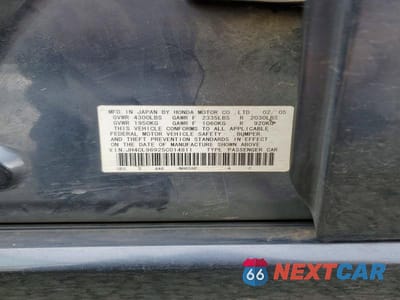 Zdjęcie 12 z 12 samochodu: 2005 ACURA TSX VIN:JH4CL96925C014811 - miniatura