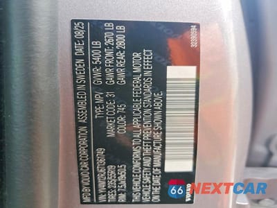 Zdjęcie 12 z 12 samochodu: 2026 VOLVO XC60 CORE VIN:YV4M12RJ6T1361749 - miniatura