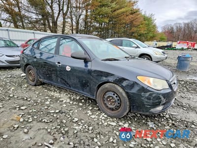 Czwarte zdjęcie samochodu z boku: 2009 HYUNDAI ELANTRA GLS VIN:KMHDU46D69U656356 - miniatura