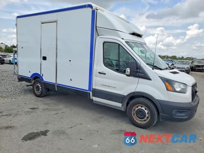 Czwarte zdjęcie samochodu z boku: 2021 FORD TRANSIT DELIVERY TRUCK VIN:1FDBW5Z84MKA79949 - miniatura