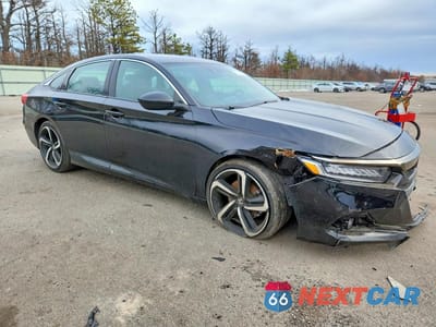 Czwarte zdjęcie samochodu z boku: 2022 HONDA ACCORD SPORT VIN:1HGCV1F30NA031550 - miniatura
