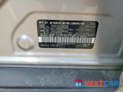 Zdjęcie 13 z 13 samochodu: 2024 MITSUBISHI OUTLANDER SPORT S VIN:JA4ARUAU8RU011847 - miniatura