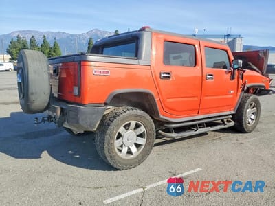 Trzecie zdjęcie samochodu z tyłu: 2009 HUMMER H2 SUT LUXURY VIN:5GRGN02209H103026 - miniatura