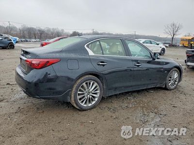 Trzecie zdjęcie samochodu z tyłu: 2020 INFINITI Q50 LUXE AWD 3.0T VIN:JN1EV7AR3LM250488 - miniatura