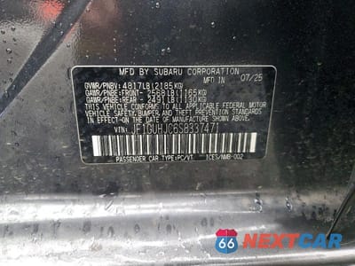 Zdjęcie 13 z 13 samochodu: 2025 SUBARU IMPREZA RS VIN:JF1GUHJC6S8337471 - miniatura