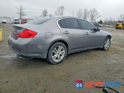 Trzecie zdjęcie samochodu z tyłu: 2012 INFINITI G25 SEDAN X VIN:JN1DV6AR3CM861708 - miniatura