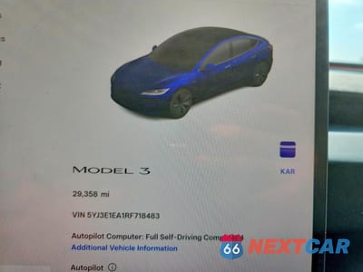 Zdjęcie 9 z 11 samochodu: 2024 TESLA MODEL 3 VIN:5YJ3E1EA1RF718483 - miniatura