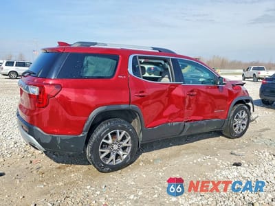 Trzecie zdjęcie samochodu z tyłu: 2020 GMC ACADIA SLT VIN:1GKKNULS2LZ225250 - miniatura