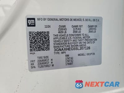 Zdjęcie 13 z 13 samochodu: 2025 CHEVROLET EQUINOX LT VIN:3GNAXHEG5SL207128 - miniatura