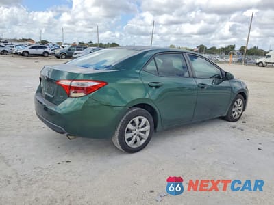 Trzecie zdjęcie samochodu z tyłu: 2016 TOYOTA COROLLA LE VIN:2T1BURHE9GC715392 - miniatura