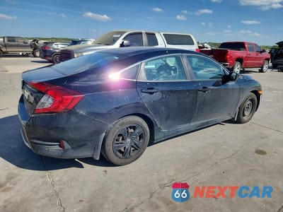 Trzecie zdjęcie samochodu z tyłu: 2019 HONDA CIVIC LX VIN:19XFC2F63KE019242 - miniatura