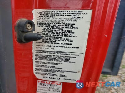 Zdjęcie 12 z 12 samochodu: 2020 ISUZU NPR HD FLATBED TRUCK VIN:JALC4W168L7009949 - miniatura