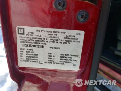 Zdjęcie 12 z 12 samochodu: 2004 CHEVROLET SILVERADO K3500 VIN:1GCJK33294F201864 - miniatura