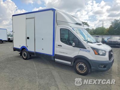 Czwarte zdjęcie samochodu z boku: 2021 FORD TRANSIT DELIVERY TRUCK VIN:1FDBW5Z80MKA84307 - miniatura