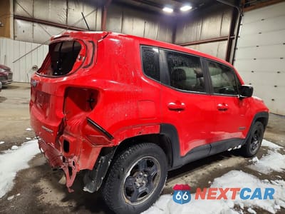 Trzecie zdjęcie samochodu z tyłu: 2017 JEEP RENEGADE SPORT VIN:ZACCJAAB3HPE51090 - miniatura