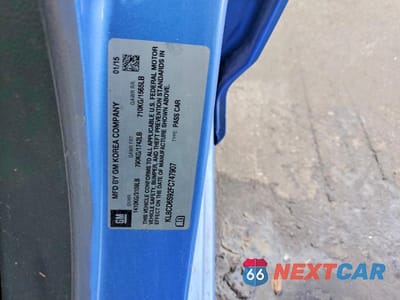 Zdjęcie 12 z 12 samochodu: 2015 CHEVROLET SPARK 1LT VIN:KL8CD6S92FC747907 - miniatura